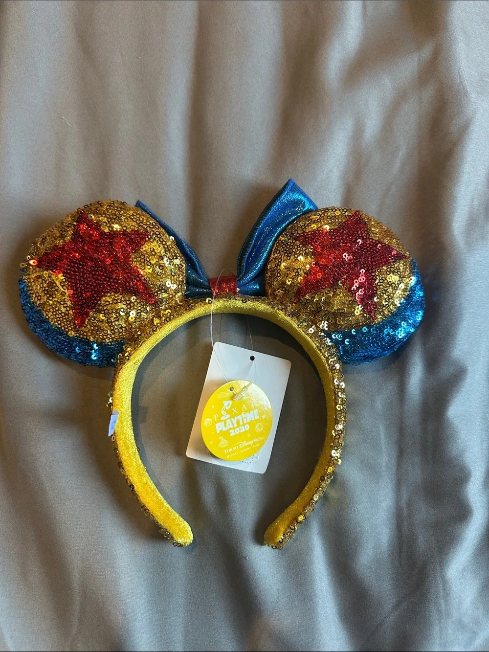 Disney Sequin Mouse Ear Headband Pixar Playtime 2020